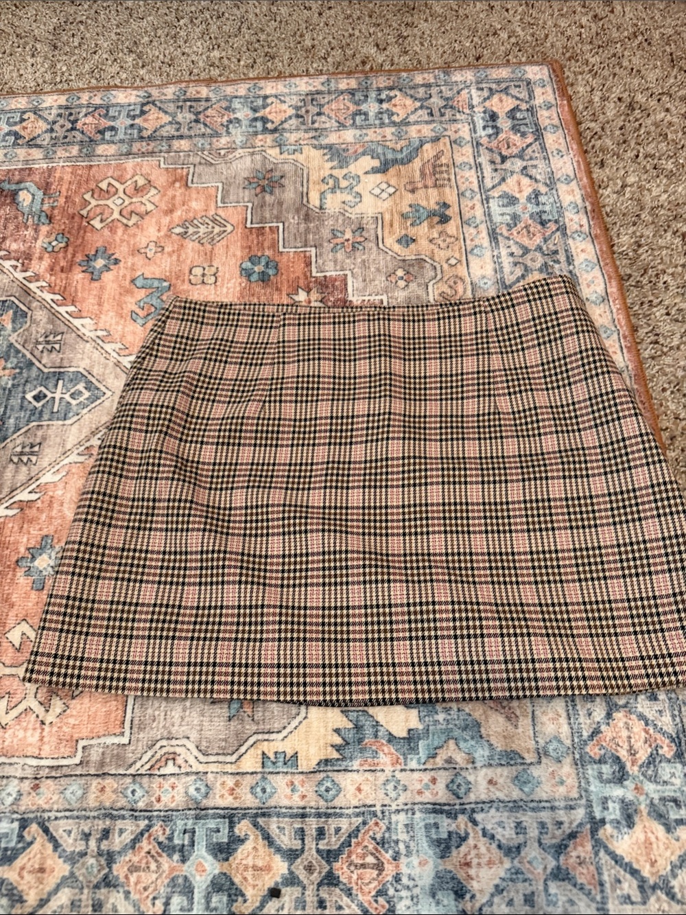Plaid Mini Skirt
